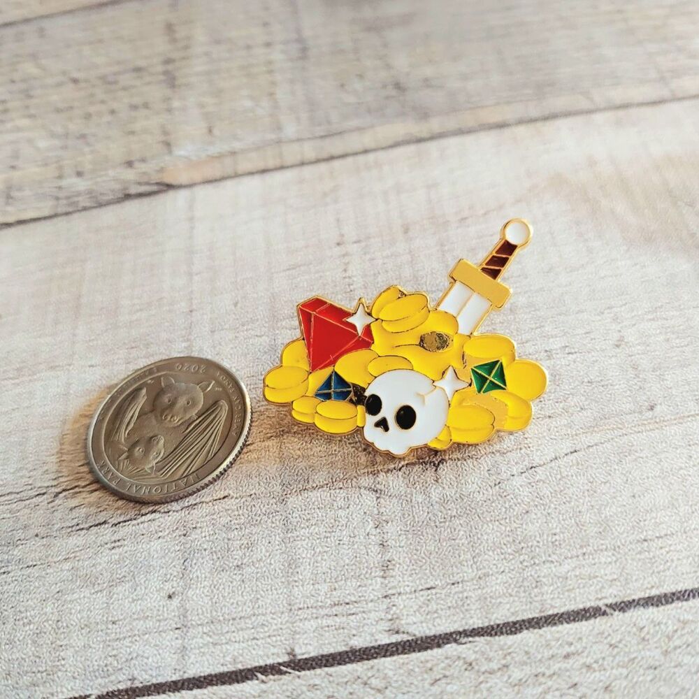 Pirates Treasure Pin Loot - Picture 3 of 3